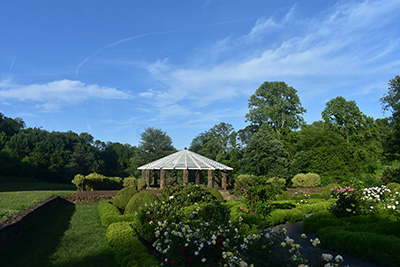 Gazebo in Deep Cut Gardens, a haven near homes for sale in Middletown NJ
